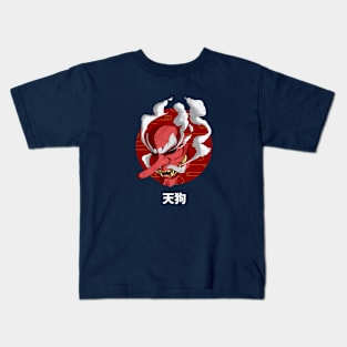 Tengu mask Kids T-Shirt